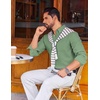 image:imageCOOFANDY Mens Long Sleeve Button Down Shirt Casual Untucked Shirts for Men Oxford Dress ShirtsSage Green