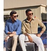image:imageCOOFANDY Mens Long Sleeve Button Down Shirt Wrinkle Free Untucked Dress Shirt Casual Denim ShirtDeep Blue