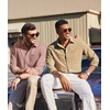 image:imageCOOFANDY Mens Long Sleeve Button Down Shirt Wrinkle Free Untucked Dress Shirt Casual Denim ShirtDusty Pink