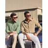image:imageCOOFANDY Mens Long Sleeve Button Down Shirt Wrinkle Free Untucked Dress Shirt Casual Denim ShirtLight Green