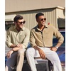 image:imageCOOFANDY Mens Long Sleeve Button Down Shirt Wrinkle Free Untucked Dress Shirt Casual Denim ShirtLight Khaki