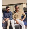 image:imageCOOFANDY Mens Long Sleeve Button Down Shirt Wrinkle Free Untucked Dress Shirt Casual Denim ShirtNavy Blue