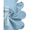 image:imageCOOFANDY Mens Long Sleeve Button Down Shirt Wrinkle Free Untucked Dress Shirt Casual Denim ShirtSky Blue