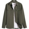 image:imageCOOFANDY Mens Long Sleeve Button Up Shirt Jacket with Flap PocketsArmy Green