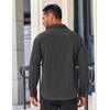 image:imageCOOFANDY Mens Long Sleeve Wrinkle Free Shirts Casual Button Down Stretch Dress Shirt with PocketDark Grey