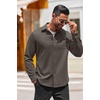 image:imageCOOFANDY Mens Long Sleeve Wrinkle Free Shirts Casual Button Down Stretch Dress Shirt with PocketFern Green