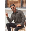 image:imageCOOFANDY Mens Long Sleeve Wrinkle Free Shirts Casual Button Down Stretch Dress Shirt with PocketFern Green