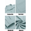 image:imageCOOFANDY Mens Long Sleeve Wrinkle Free Shirts Casual Button Down Stretch Dress Shirt with PocketLight Blue