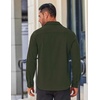 image:imageCOOFANDY Mens Long Sleeve Wrinkle Free Shirts Casual Button Down Stretch Dress Shirt with PocketOlive Green