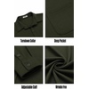 image:imageCOOFANDY Mens Long Sleeve Wrinkle Free Shirts Casual Button Down Stretch Dress Shirt with PocketOlive Green