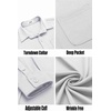 image:imageCOOFANDY Mens Long Sleeve Wrinkle Free Shirts Casual Button Down Stretch Dress Shirt with PocketWhite