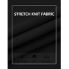 image:imageCOOFANDY Mens Mock Turtleneck Sweater Short Sleeve Slim Fit Turtle Neck Sweaters Casual Basic Tee Ribbed Knit Pullover Tops2 PackblackBlack