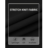 image:imageCOOFANDY Mens Mock Turtleneck Sweater Short Sleeve Slim Fit Turtle Neck Sweaters Casual Basic Tee Ribbed Knit Pullover TopsAblack