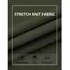 image:imageCOOFANDY Mens Mock Turtleneck Sweater Short Sleeve Slim Fit Turtle Neck Sweaters Casual Basic Tee Ribbed Knit Pullover TopsArmy Green