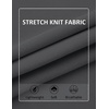 image:imageCOOFANDY Mens Mock Turtleneck Sweater Short Sleeve Slim Fit Turtle Neck Sweaters Casual Basic Tee Ribbed Knit Pullover TopsDark Grey