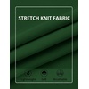 image:imageCOOFANDY Mens Mock Turtleneck Sweater Short Sleeve Slim Fit Turtle Neck Sweaters Casual Basic Tee Ribbed Knit Pullover TopsGreen
