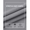 image:imageCOOFANDY Mens Mock Turtleneck Sweater Short Sleeve Slim Fit Turtle Neck Sweaters Casual Basic Tee Ribbed Knit Pullover TopsLight Grey