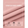image:imageCOOFANDY Mens Mock Turtleneck Sweater Short Sleeve Slim Fit Turtle Neck Sweaters Casual Basic Tee Ribbed Knit Pullover TopsPink
