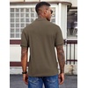 image:imageCOOFANDY Mens Polo Shirts Short Sleeve Cotton Pique Casual Button T Shirts Classic Fit Collared Golf ShirtsOlive Green
