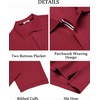 image:imageCOOFANDY Mens Polo Shirts Short Sleeve Cotton Pique Casual Button T Shirts Classic Fit Collared Golf ShirtsRed