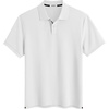 image:imageCOOFANDY Mens Polo Shirts Short Sleeve Cotton Pique Casual Button T Shirts Classic Fit Collared Golf ShirtsWhite