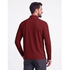 image:imageCOOFANDY Mens Quarter Zip Pullover Athletic Shirts Long Sleeve Lightweight 14 Zip Mock Neck Running Golf Gym ShirtWine Red