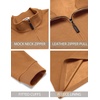 image:imageCOOFANDY Mens Quarter Zip Pullover FleeceLined Mock Neck Sweatshirt Casual  Adjustable 14 Zip Mock Neck Long Sleeve Solid Color Breathable Warm Layering Friendly Ideal For Golf Daily WearCopper