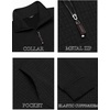 image:imageCOOFANDY Mens Quarter Zip Sweatshirt Long Sleeve Casual Waffle Pullover Hoodies with PocketBlack