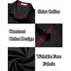 image:imageCOOFANDY Mens Short Sleeve Button Down Shirts Casual Summer Dress Untucked ShirtsBlack