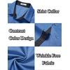 image:imageCOOFANDY Mens Short Sleeve Button Down Shirts Casual Summer Dress Untucked ShirtsBlue