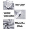image:imageCOOFANDY Mens Short Sleeve Button Down Shirts Casual Summer Dress Untucked ShirtsLight Grey