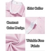 image:imageCOOFANDY Mens Short Sleeve Button Down Shirts Casual Summer Dress Untucked ShirtsLight Pink