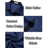 image:imageCOOFANDY Mens Short Sleeve Button Down Shirts Casual Summer Dress Untucked ShirtsNavy Blue