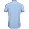 image:imageCOOFANDY Mens Short Sleeve Button Down Shirts Casual Wrinkle Free Dress Shirt Plaid Collar Summer ShirtsClear Blue