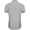 image:imageCOOFANDY Mens Short Sleeve Button Down Shirts Casual Wrinkle Free Dress Shirt Plaid Collar Summer ShirtsLight Grey