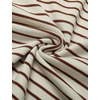 image:imageCOOFANDY Mens Short Sleeve Polo Shirts Vintage Knitted Shirt Casual Button Down Golf ShirtsBeige Caramel Stripes