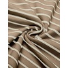 image:imageCOOFANDY Mens Short Sleeve Polo Shirts Vintage Knitted Shirt Casual Button Down Golf ShirtsKhaki Beige Stripes