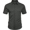 image:imageCOOFANDY Mens Short Sleeve Wrinkle Free Shirt Casual Button Down Shirt Summer Dress Shirt