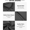image:imageCOOFANDY Mens Short Sleeve Wrinkle Free Shirt Casual Button Down Shirt Summer Dress Shirt