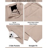 image:imageCOOFANDY Mens Suits 2 Piece Slim Fit Suit Set 2 Button Lightweight Casual Knit Blazer Suit Jacket PantsChampagne