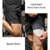 image:imageCOOFANDY Mens Swim Trunk Quick Dry Swimwear Mesh Lining Bathing Suit Swimsuit Board Beach Sport ShortBlack