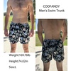 image:imageCOOFANDY Mens Swim Trunk Quick Dry Swimwear Mesh Lining Bathing Suit Swimsuit Board Beach Sport ShortBlue Floral Print