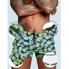image:imageCOOFANDY Mens Swim Trunk Quick Dry Swimwear Mesh Lining Bathing Suit Swimsuit Board Beach Sport ShortGreen Monstera