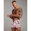 image:imageCOOFANDY Mens Swim Trunk Quick Dry Swimwear Mesh Lining Bathing Suit Swimsuit Board Beach Sport ShortPink Palm Tree