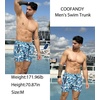 image:imageCOOFANDY Mens Swim Trunk Quick Dry Swimwear Mesh Lining Bathing Suit Swimsuit Board Beach Sport ShortSapphire Floral Print