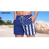 image:imageCOOFANDY Mens Swim Trunks Quick Dry Board Shorts Swimsuit Swimwear Bathing SuitP Blue American Flag