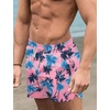 image:imageCOOFANDY Mens Swim Trunks Quick Dry Board Shorts Swimsuit Swimwear Bathing SuitPalm Tree Pink