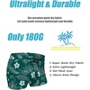 image:imageCOOFANDY Mens Swim Trunks Swimwear Bathing Suit Swim Brief Square Leg Board Short S3XL1  Army Green Flower