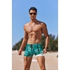 image:imageCOOFANDY Mens Swim Trunks Swimwear Bathing Suit Swim Brief Square Leg Board Short S3XL1  Green Leaf