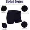 image:imageCOOFANDY Mens Swim Trunks Swimwear Bathing Suit Swim Brief Square Leg Board Short S3XL1  Navy Blue